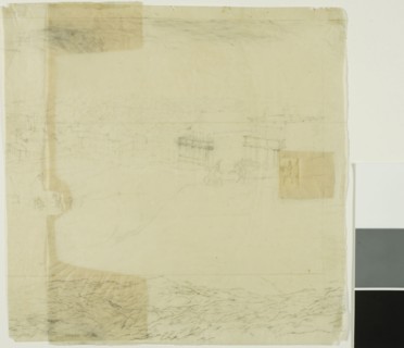 Study for San Francisco, far right section, 1855–56, Charles Meryon, French, 1821-1868, France,