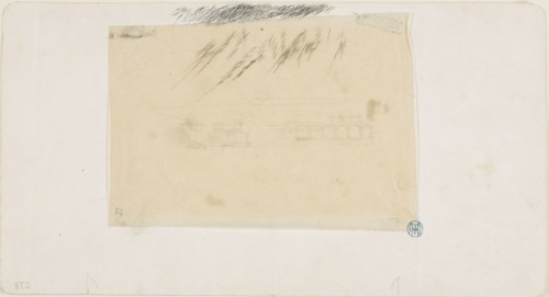 Study for Le Pont-au-Change (Pont-au-Change, Paris), 1854, Charles Meryon, French, 1821-1868,