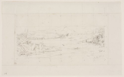 The Little French Colony at Akaroa, 1845, 1865, Charles Meryon, French, 1821-1868, France, Graphite