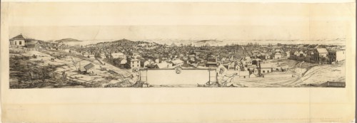 San Francisco, 1855–56, Charles Meryon (French, 1821-1868), printed by Auguste Delâtre (French,