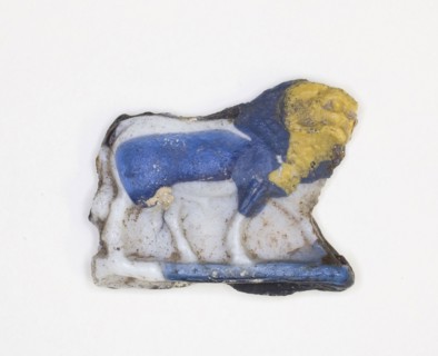 Amulet of a Ram, Late Period–Ptolemaic Period (664–30 BC), Egyptian, Egypt, Glass, 2.5 × 2 × 0.5 cm