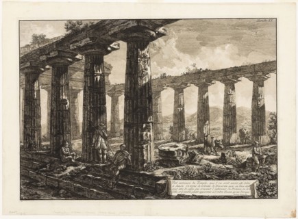 Interior View of the Temple Which is Believed to Have Been Dedicated to Juno, from Different views