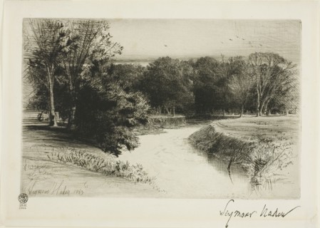 A Sunset in Ireland, 1863, Francis Seymour Haden, English, 1818-1910, England, Etching and drypoint