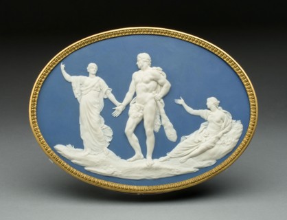 Medallion with Judgment of Hercules, c. 1778, Wedgwood Manufactory, England, founded 1759, Burslem,