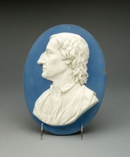Plaque with Robert Boyle, 1779/80, Wedgwood Manufactory, England, founded 1759, Burslem, Stoneware
