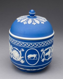 Sugar Bowl, 1775/1800, Wedgwood Manufactory, England, founded 1759, Burslem, Stoneware