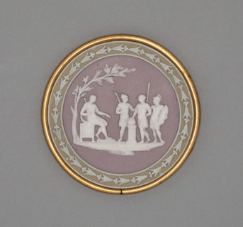 Medallion with Sacrifice, c. 1780, Wedgwood Manufactory, England, founded 1759, Burslem, Stoneware