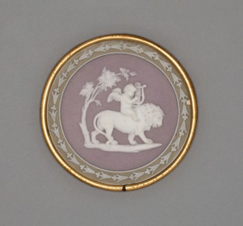 Plaque with Cupid and Lion, c. 1780, Wedgwood Manufactory, England, founded 1759, Burslem,