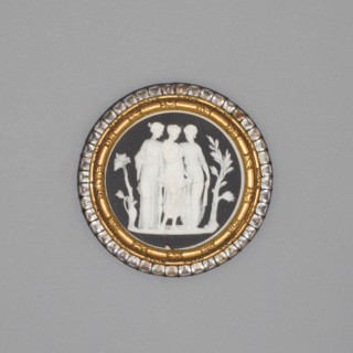 Cameo with Three Graces, Late 18th century, Wedgwood Manufactory, England, founded 1759, Burslem,