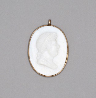 Cameo Locket, Late 18th century, Wedgwood Manufactory, England, founded 1759, Burslem, Stoneware