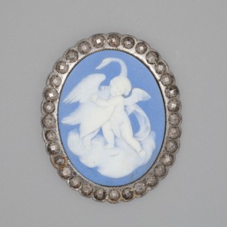 Medallion with Cupid and Swan, Late 18th century, Wedgwood Manufactory, England, founded 1759,