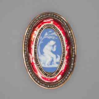 Buckle, Late 18th century, Wedgwood Manufactory, England, founded 1759, Burslem, Stoneware