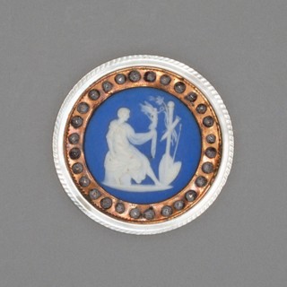 Button, Late 18th century, Wedgwood Manufactory, England, founded 1759, Burslem, Stoneware