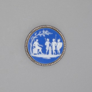 Button, Late 18th century, Wedgwood Manufactory, England, founded 1759, Burslem, Stoneware
