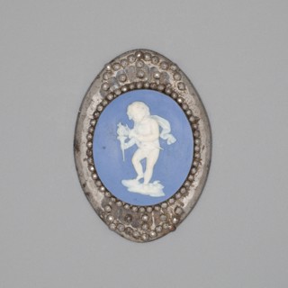 Medallion with Cupid Lighting His Wick, Late 18th century, Wedgwood Manufactory, England, founded