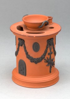 Inkstand, 1810/20, Wedgwood Manufactory, England, founded 1759, Burslem, Earthenware (rosso
