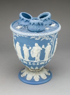 Bulb Pot, c. 1790, Wedgwood Manufactory, England, founded 1759, Burslem, Stoneware (jasperware), 23