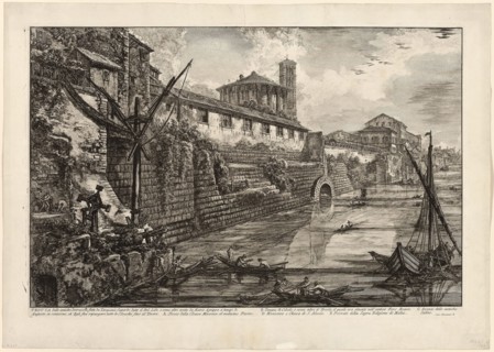 View of the ancient structure built by Tarquinius Superbus called the Bel Lido, and like others,