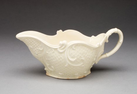 Sauceboat, 1750/60, Wedgwood Manufactory, England, founded 1759, Burslem, Lead-glazed earthenware