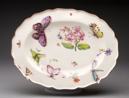 Dish, c. 1750, Chelsea Porcelain Manufactory, London, England, c. 1745-1784, Chelsea, Soft-paste