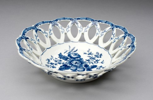 Basket, c. 1770, Worcester Porcelain Factory, Worcester, England, founded 1751, Worcester,