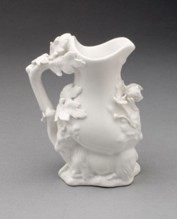 Goat and Bee Cream Jug, c. 1830, Coalport and Coalbrookdale Porcelain Factory, English, founded