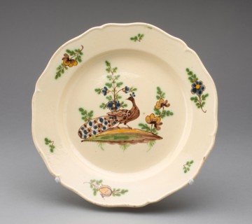 Plate, c. 1770, Wedgwood Manufactory, England, founded 1759, Burslem, Lead-glazed earthenware