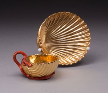 Cup and Saucer, 1810/15, Pierre Louis Dagoty, French, 1771-1840, Paris, Paris, Hard-paste
