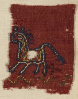 Fragment, Roman period (30 B.C.– 641 A.D.)/Arab period (641–969), 6th/8th century, Coptic, Egypt,
