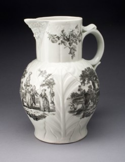 Jug, c. 1775, Worcester Porcelain Factory, Worcester, England, founded 1751, Worcester, Soft-paste