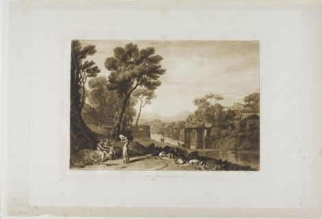 The Woman and Tambourine, plate 3 from Liber Studiorum, published 1807, Joseph Mallord William