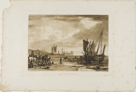 Scene on the French Coast, plate 4 from Liber Studiorum, published 1807, Joseph Mallord William