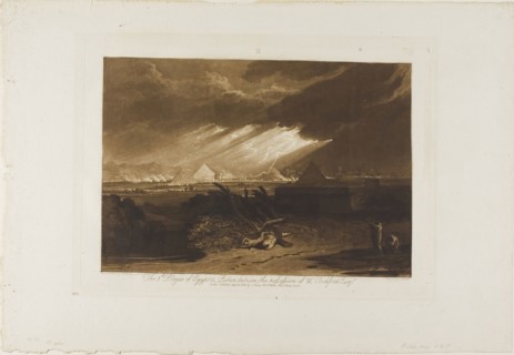 The Fifth Plague of Egypt, plate 16 from Liber Studiorum, published June 10, 1808, Joseph Mallord