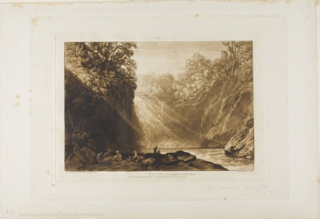 The Fall of the Clyde, plate 18 from Liber Studiorum, published March 29, 1809, Joseph Mallord