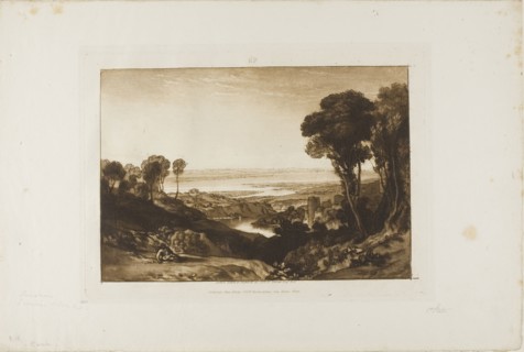 Junction of Severn and Wye, plate 28 from Liber Studiorum, published June 1811, Joseph Mallord