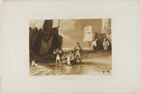 Marine Dabblers, plate 29 from Liber Studiorum, published June 1811, Joseph Mallord William Turner
