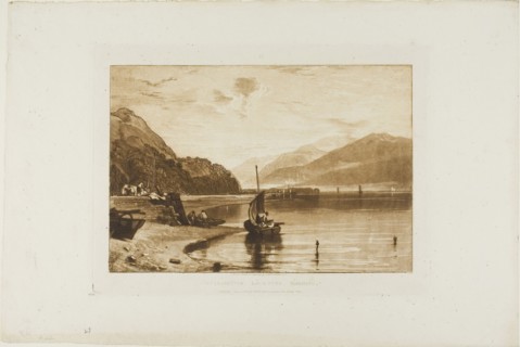 Inverary Pier, plate 35 from Liber Studiorum, published June 1, 1811, Joseph Mallord William