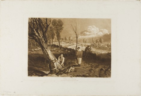 Hedging and Ditching, plate 47 from Liber Studiorum, published May 23, 1812, Joseph Mallord William
