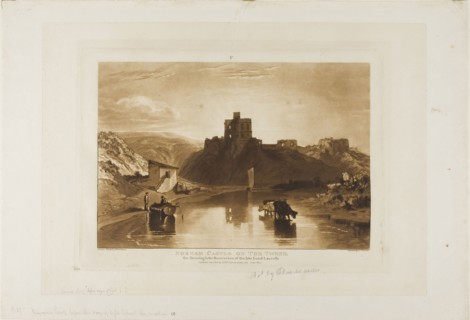 Norham Castle, plate 57 from Liber Studiorum, published January 1, 1816, Joseph Mallord William