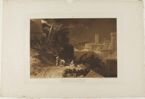Tenth Plague of Egypt, plate 61 from Liber Studiorum, published January 1, 1816, Joseph Mallord