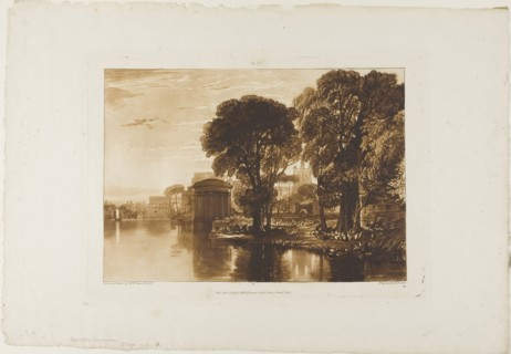 Isleworth, plate 63 from Liber Studiorum, published January 1, 1819, Joseph Mallord William Turner