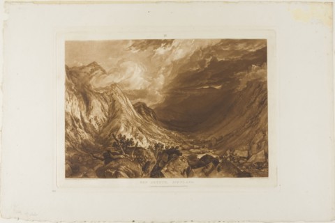 Ben Arthur, plate 69 from Liber Studiorum, published January 1, 1819, Joseph Mallord William Turner