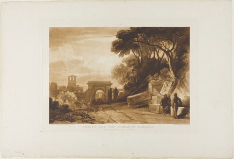 Christ and the Woman of Samaria, plate 71 from Liber Studiorum, published January 1, 1819, Joseph