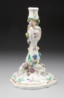 Candlestick, 18th century, Meissen Porcelain Manufactory, German, founded 1710, Meissen, Hard-paste
