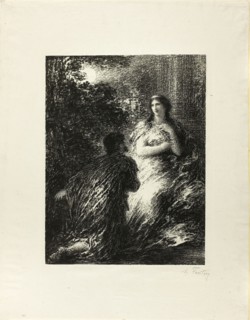 Duet of the Trojans, fifth plate, 1894, Henri Fantin-Latour, French, 1836-1904, France, Lithograph