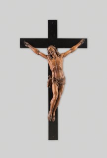 Christ on the Cross, c.1650, Flemish, Flanders, Boxwood, 68.6 × 33.7 × 7.6 cm (27 × 13 1/4 × 3 in.)