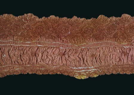 Panel, 1875/1900, Mexico, México, Cotton, plain weave, tie-dyed, 156.9 x 36.6 cm (61 3/4 x 14 3/8