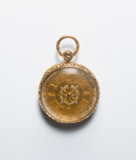 Lever Watch, Mid 19th century, England, Gold, Diam. 4.9 cm (1 15/16 in.)