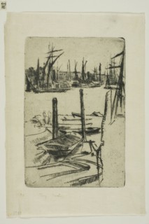 The Tiny Pool, 1876/78, James McNeill Whistler, American, 1834-1903, United States, Etching and