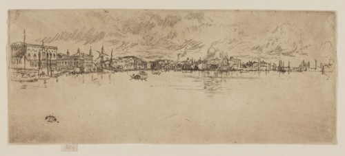 Long Venice, 1879/80, James McNeill Whistler, American, 1834-1903, United States, Etching and